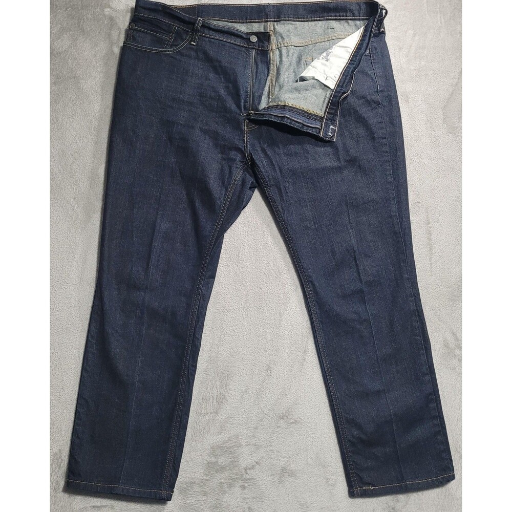 Levi's 541 Jeans Mens 46x30 Blue Dark Athletic Taper Stretch Denim Big & Tall
